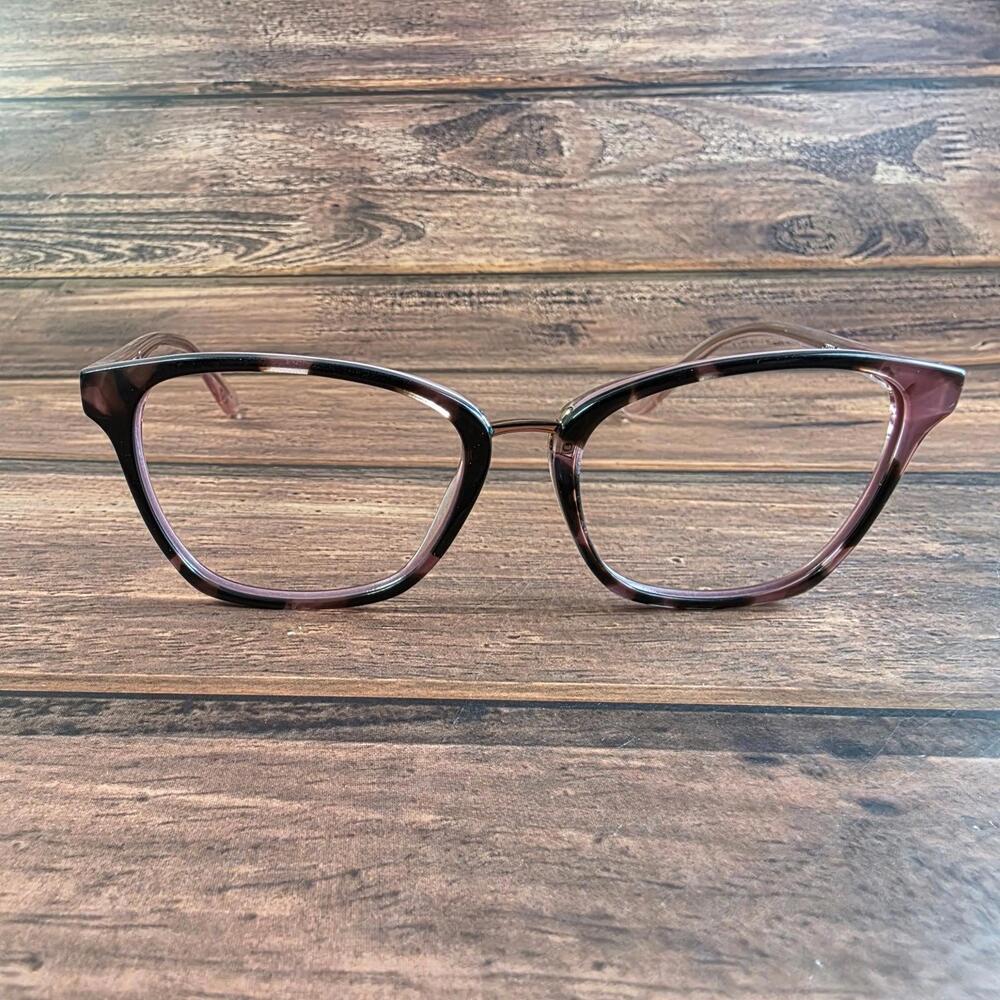 GUESS Women's Eyeglasses Pink Tortoise 51-16-140‎ Cat-Eye Frame
